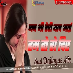 Jab Bhi Teri Yaad Aai Hum To Ro Diye Sad Dailogue High Bass Mix