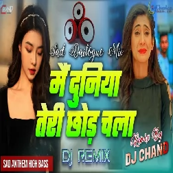 Mai Dunia Teri Chhod Chala  Sad Dailogue Mix High Bass